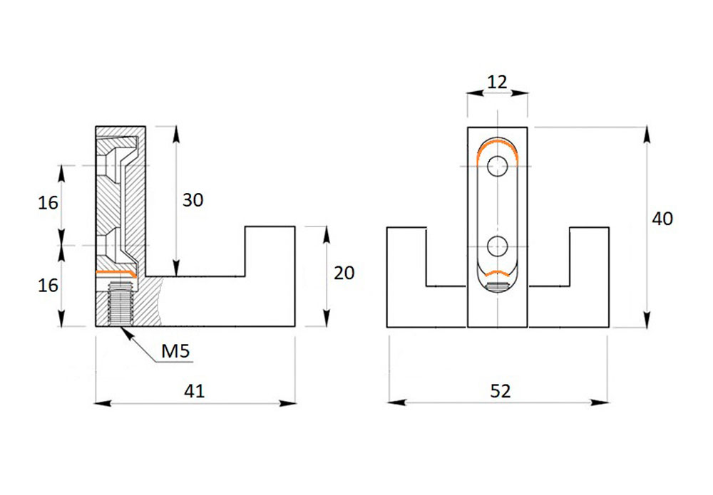 Крючок JET 590 Двухрожковый ХРОМ СМ590Z.00 СP