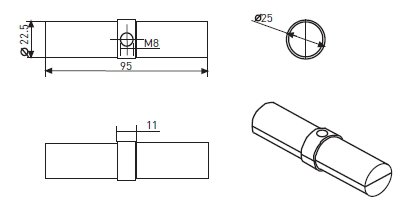 Соединитель JOCKER GP-59  хром 