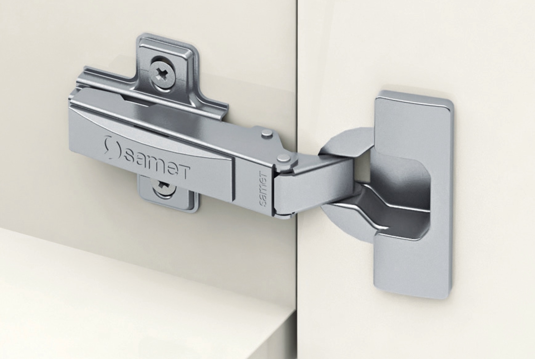 *Петля *Samet PUSH OPEN накладная БЕЗ ПРУЖИНЫ (300)