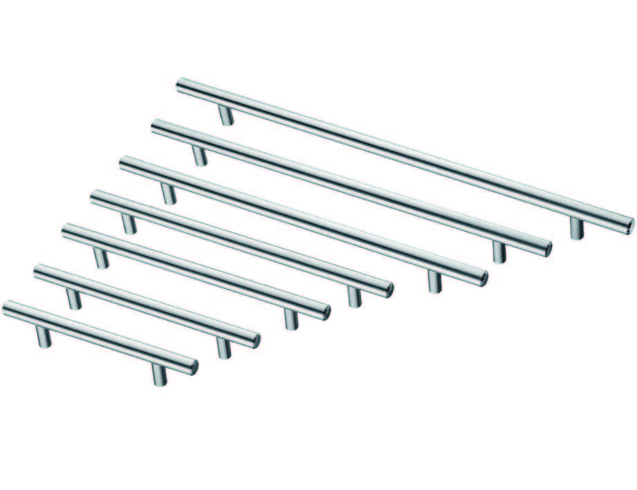 Ручка (рейлинг) хром Д=10 288мм Домплит