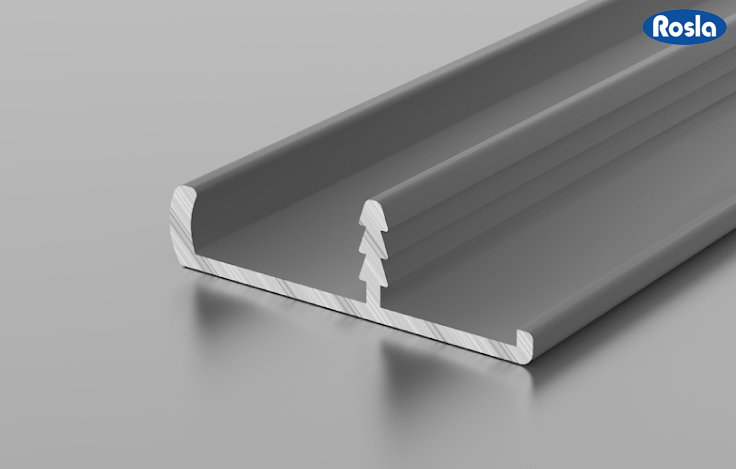 Профиль ДР1-08 (Кант д/стол.28 мм) серебро