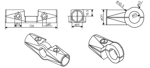 Соединитель JOCKER GT-23 хром (15 шт)