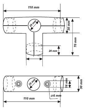 Соединитель JOCKER GT-7  хром