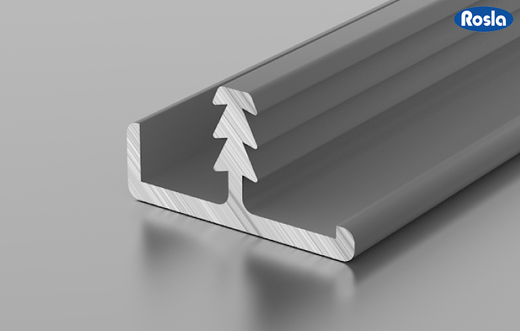 Профиль ДР1-06 серебро 17мм