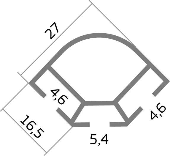 Профиль С1-04 Белый