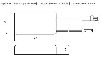  GTV Выключатель бесконтактный для Плит/Полок 12V/24V до 50W