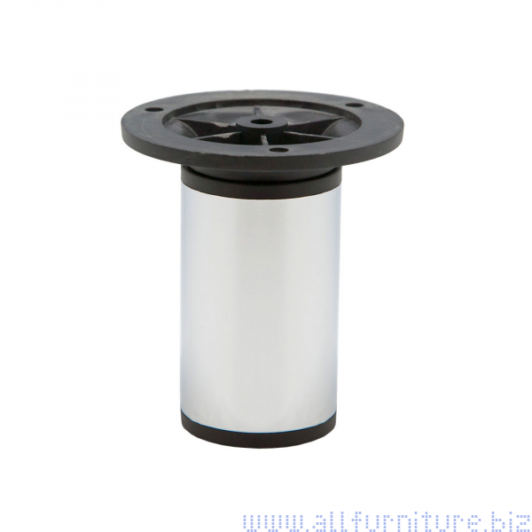 Опора 50 х100 мм( КРУГ пластик)(П) ХРОМ