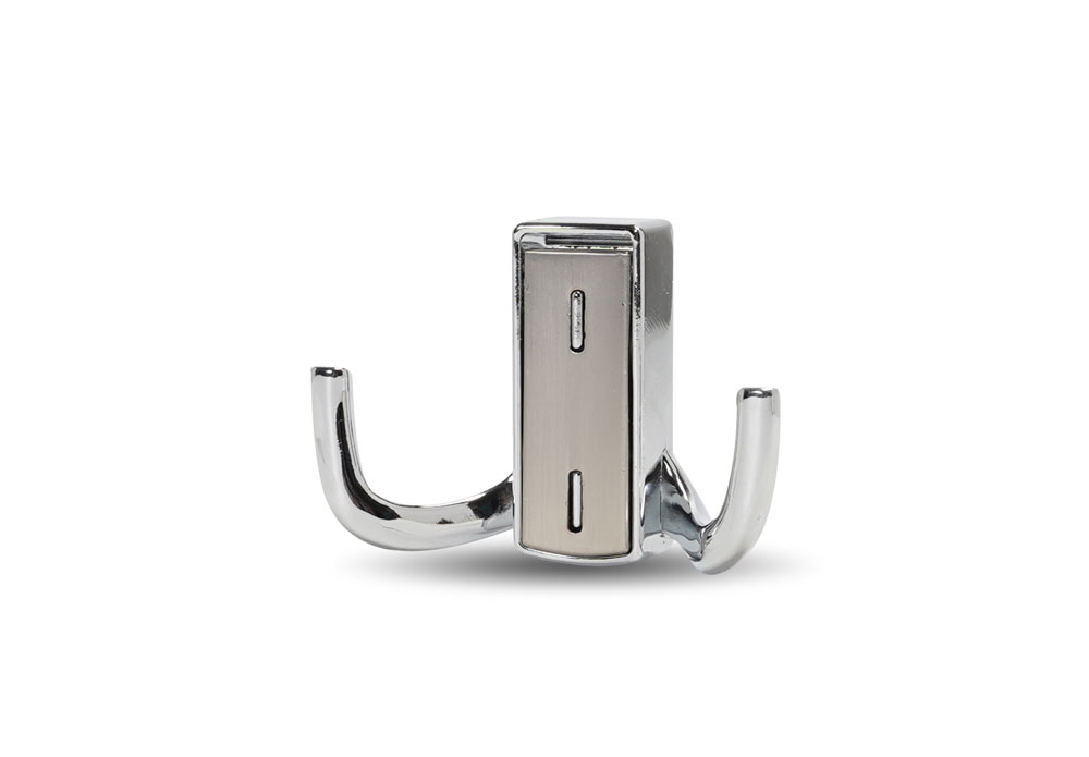 Крючок JET 397 двухрож. хром браш никель  RZ397Z.002СР.NN