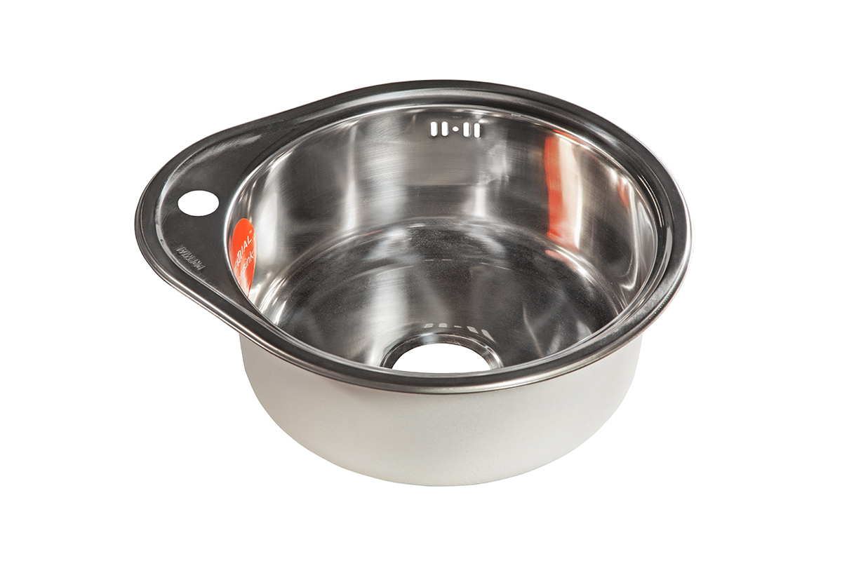 Мойка Premial 4843 матовая (480*430) круглая с капелькой ОБЛИТАЯ