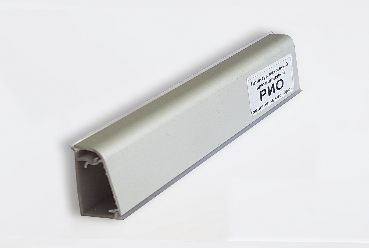 Плинтус Ступенька алюминиевый L 4м (Рио)