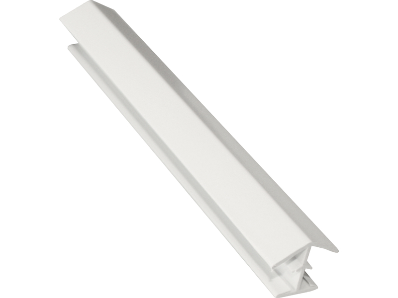 Угловой элемент цоколя 135 гр Н 100 БЕЛЫЙ (Россия)