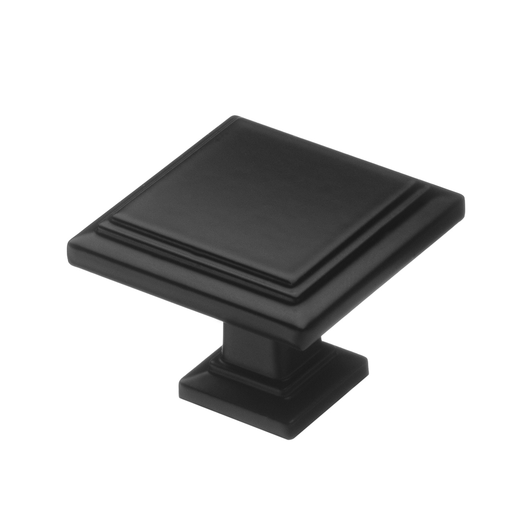 Ручка-кнопка (RК-105 BL) черный матовый (90 шт)