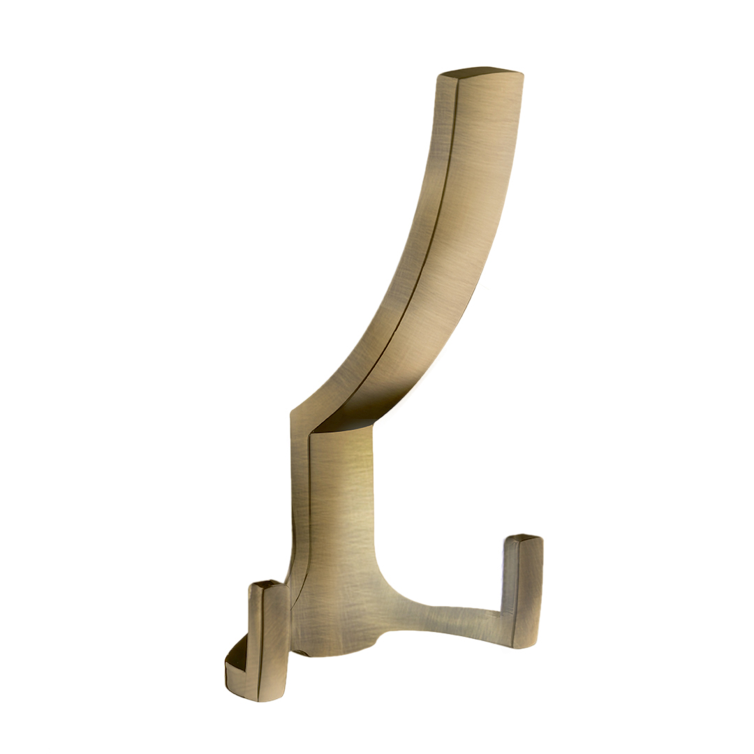 (М) Крючок KR 0340 AB античная бронза (3-х рожк)