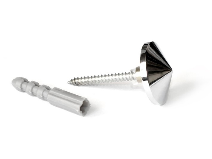 Зеркалодержатель Lincos хром L=16 мм