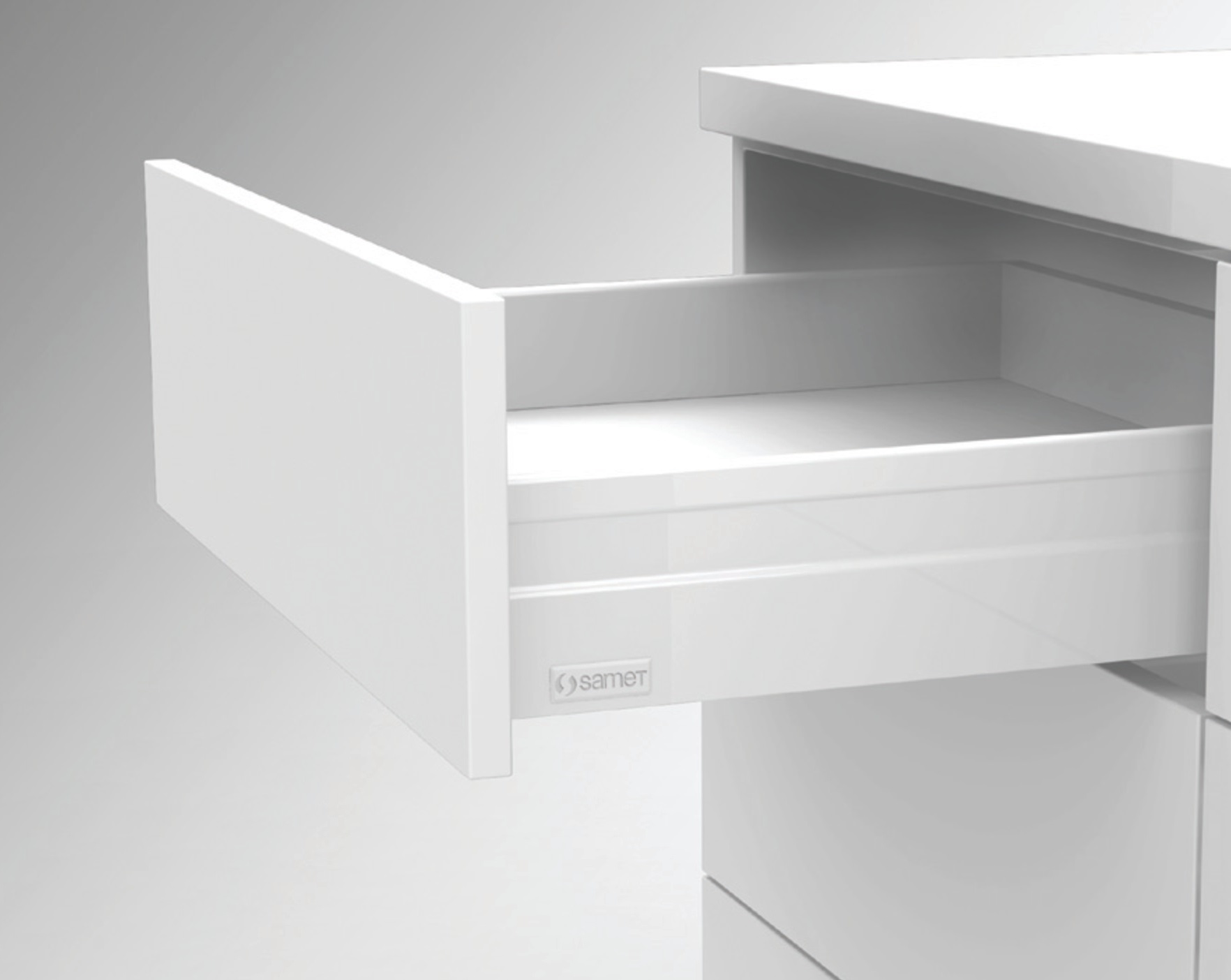 *ALFABOX 400mm LOCK-FIX  серый