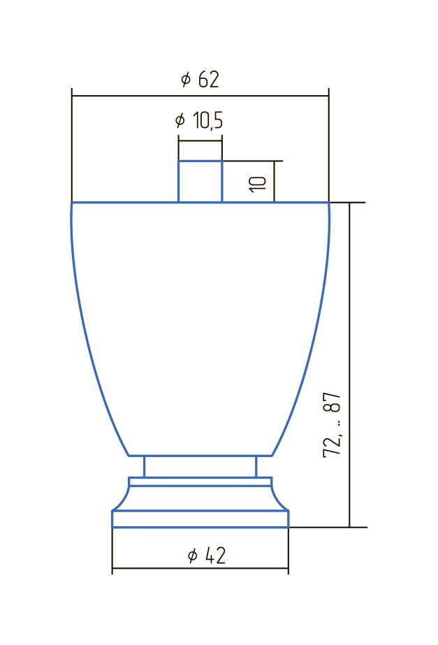 Опора ОР61 Б-К (80 шт)