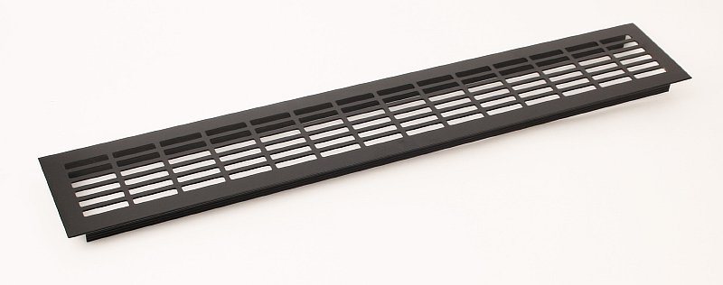 Решетка вентиляционн. 480х80мм Черный (SETE) Рейс-Рус