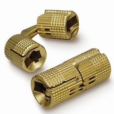 Петля ломберная латунь d-10мм цилиндрическая