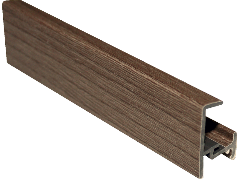 Угловой элемент цоколя 90 гр Н 100 ШИМО ТЕМНЫЙ (Россия)