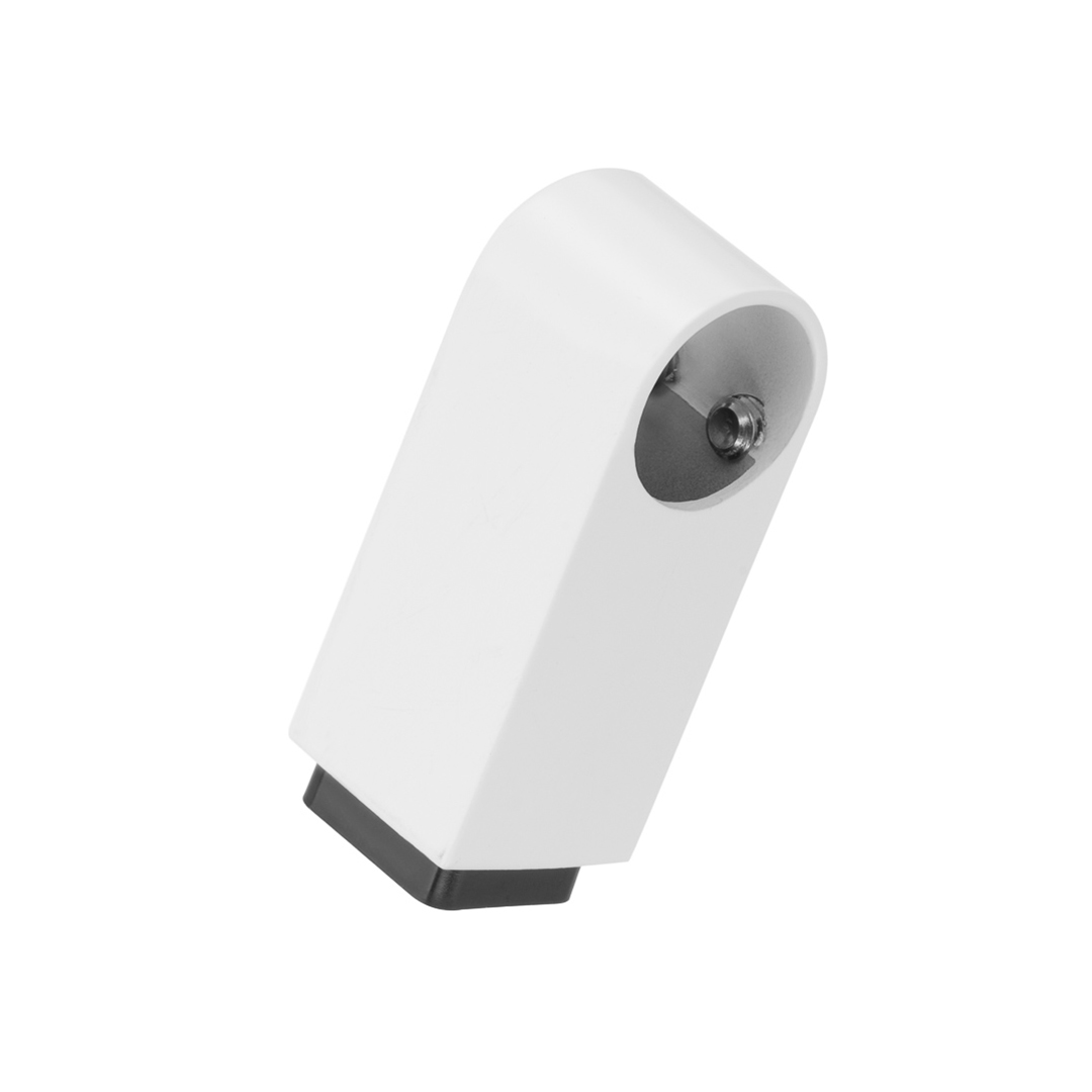 Держатель д/рейлинга(прямой Модерн) БЕЛЫЙ матовый RAT-13 WT(40)