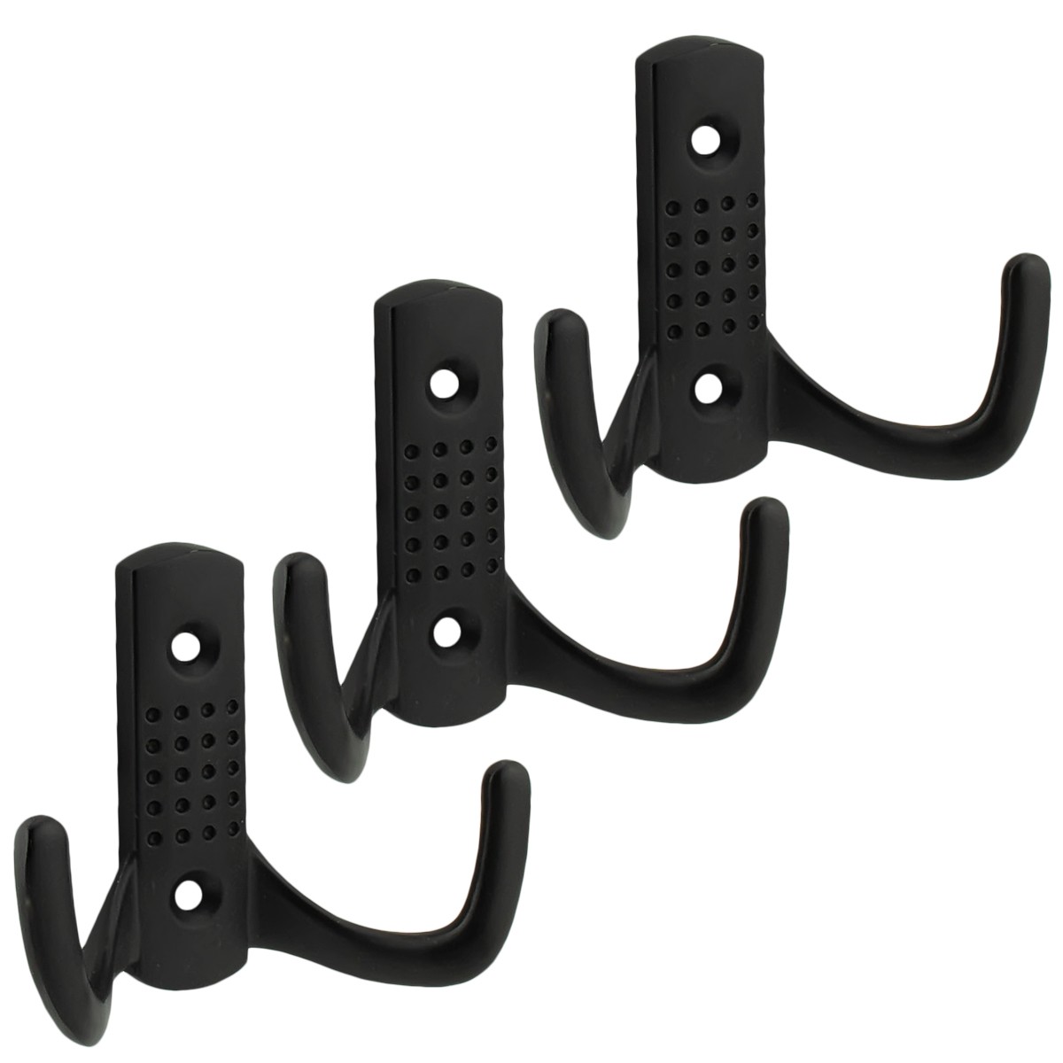 Крючок SETE 60 TINA 2-х рожк. Черный