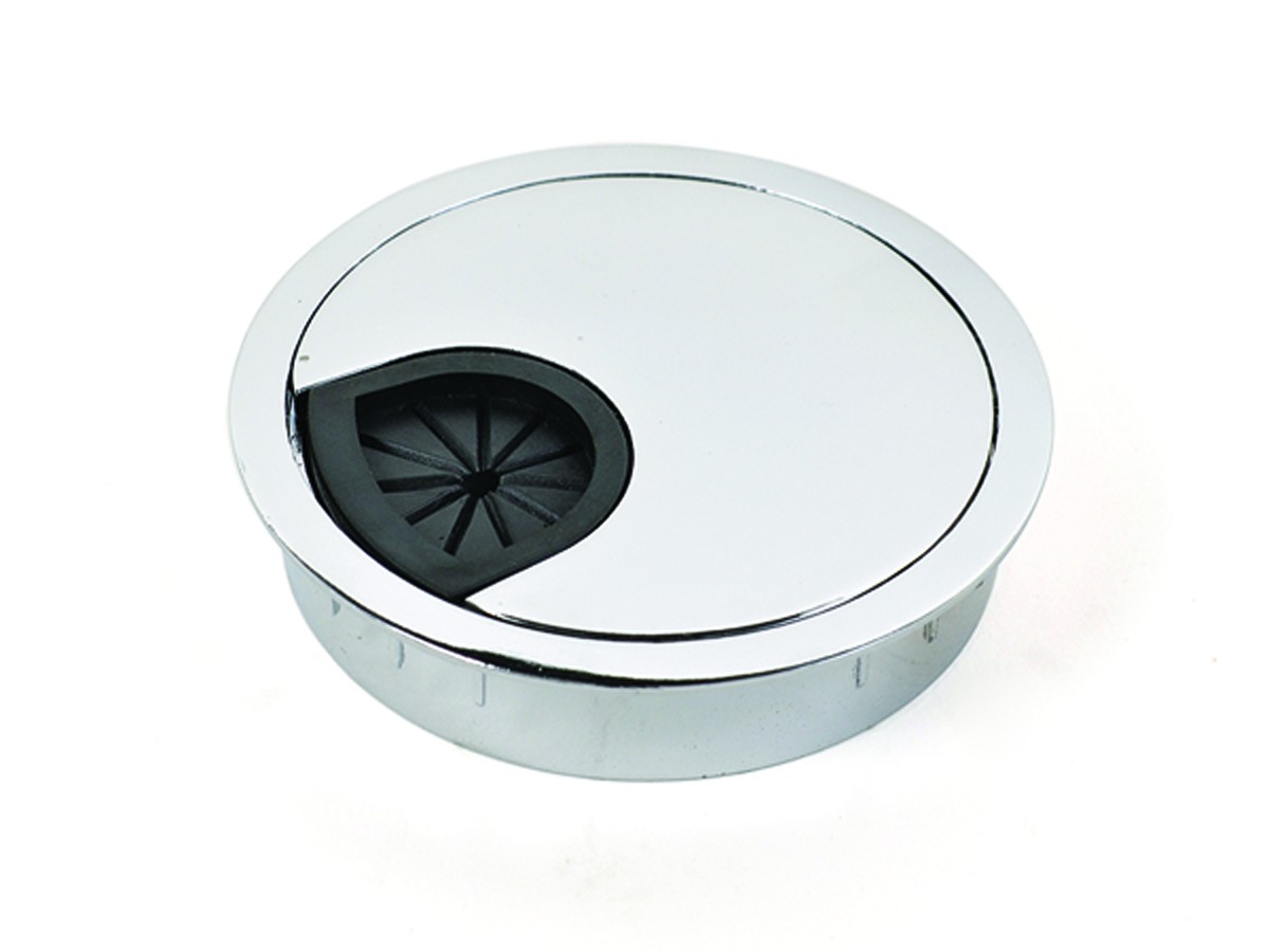 Кабель-канал Металл ( Хром) D80 mm SETE