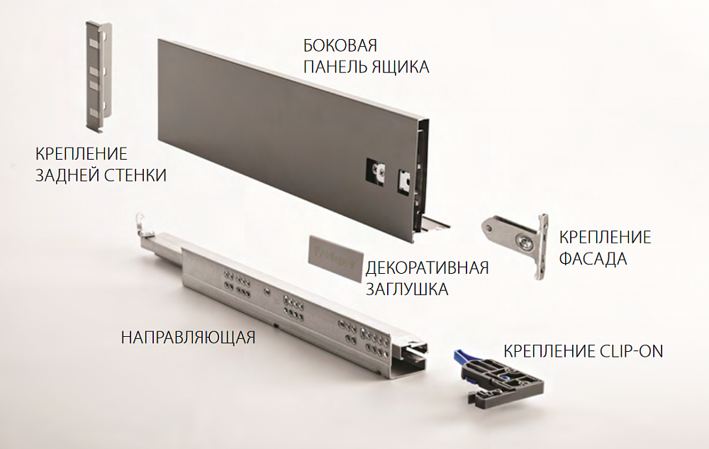 Комплект JETBOX ULTRA 218 400* 80 АНТРАЦИТ  BR218А.400DG