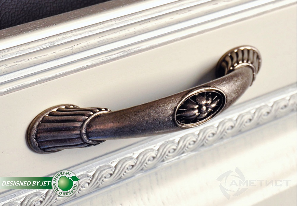 Ручка JET скоба 191-96 замак Серебро RZ191Z.096SА