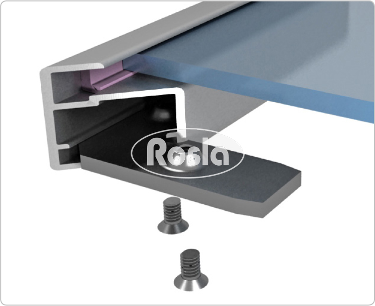 Профиль F1-31 серебро (д/стекла)